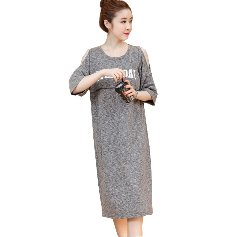 

Plus size Maternity Dress gravida Nursing Dresses Summer Clothes For Pregnant Women Maternidade Pregnancy Feeding Clothing