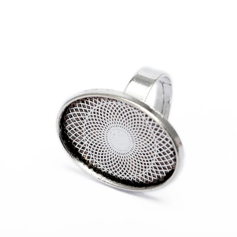 10 шт. Кабошон 18x25 мм Регулируемые кольца основы заготовки Базовые настройки