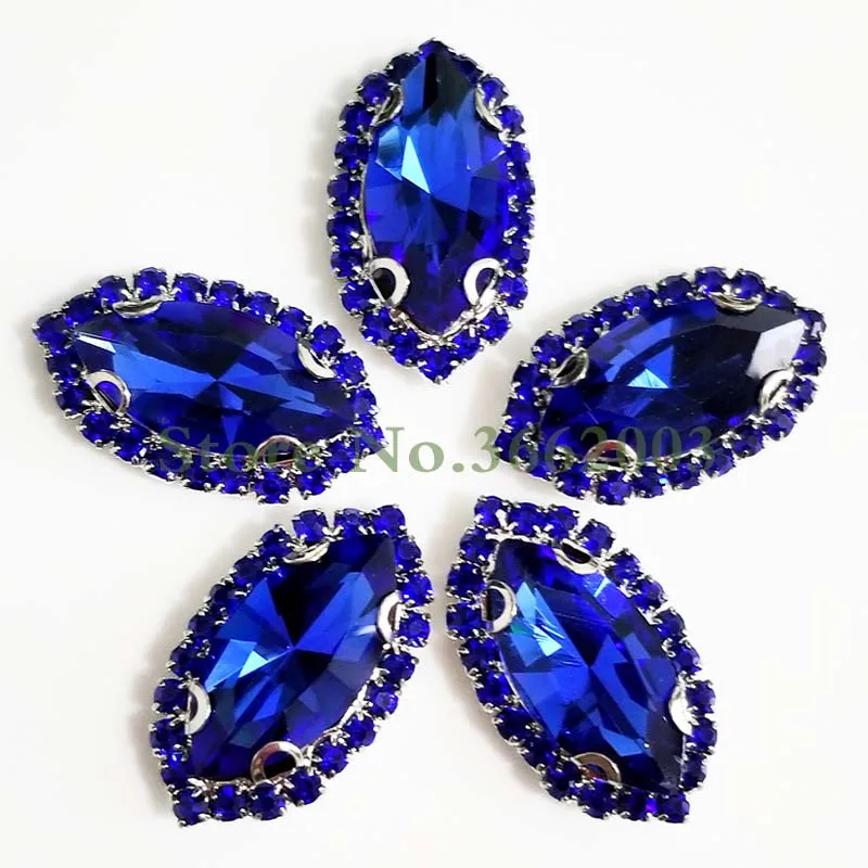 10Pcs 9x18 мм 10 шт./упак. глаз Форма Высокое качество AAA Стекло с прозрачной пряжкой; женская обувь с плоской задней стороной для пришивания на Стразы, сделай сам, Костюмы аксессуары SWMK00 - Цвет: 10Pcs