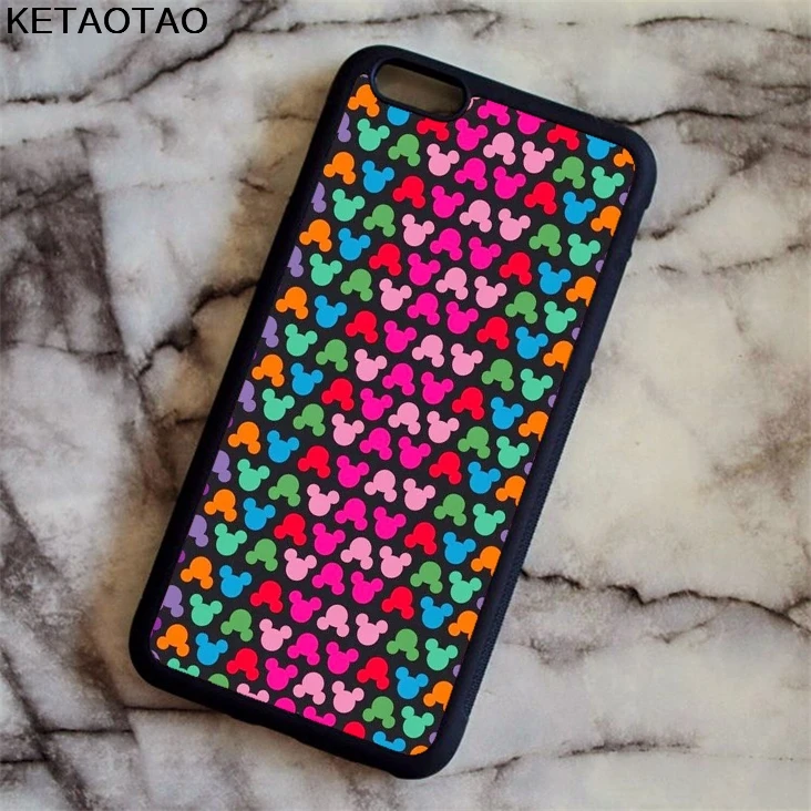 KETAOTAO с Микки Маусом Минни Мышь телефон чехол для iPhone 4S 5S 6 s 7 8 X PLUS samsung S7 мягкий
