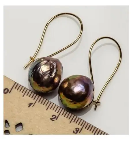 Бесплатная доставка фиолетовые серьги подвески в стиле барокко с пресноводным