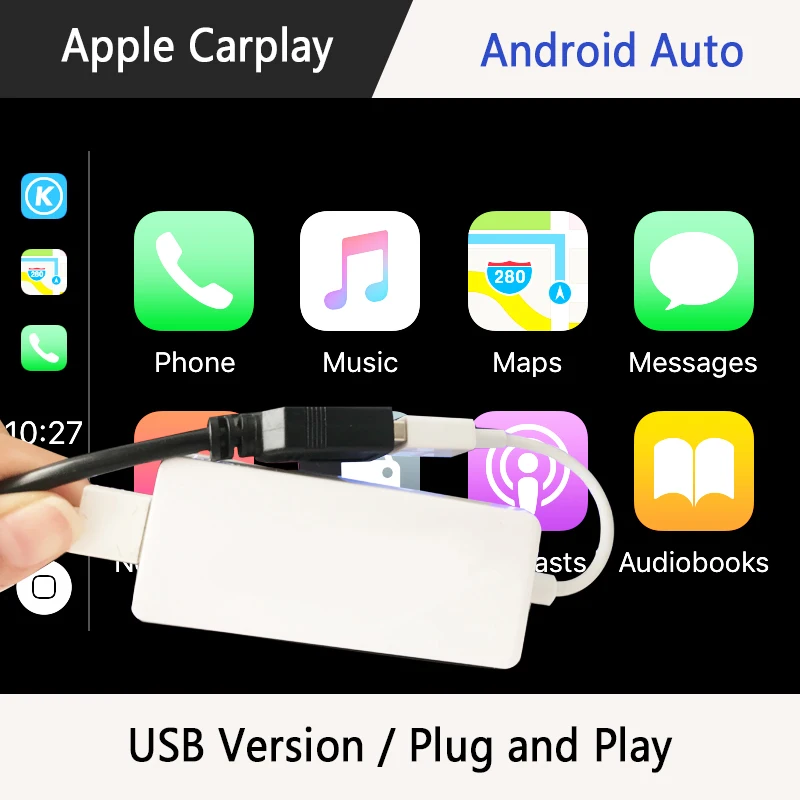 Smart Link USB Dongle CarPlay адаптер для Android автомобильный Головной блок Apple IOS сенсорного