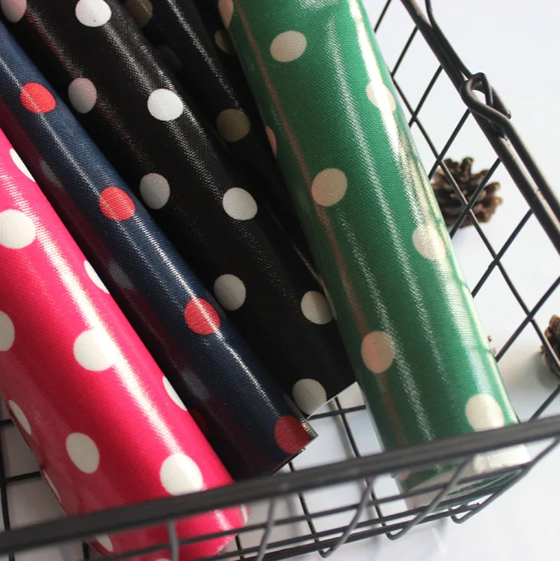 45*70 см/шт. водостойкая ткань британского бренда с узором в горошек 1/4 Ярда