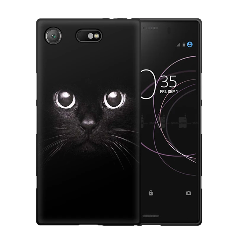 JURCHEN для Sony Xperia XZ1 компактный силиконовый мягкий 3D милый мультяшный задний Чехол