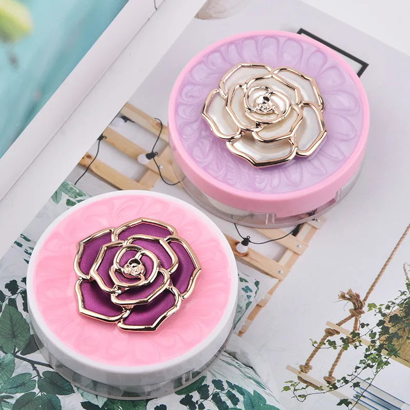 Винтажный контейнер для контактных линз коробка хранения ретро Чехол зеркальный