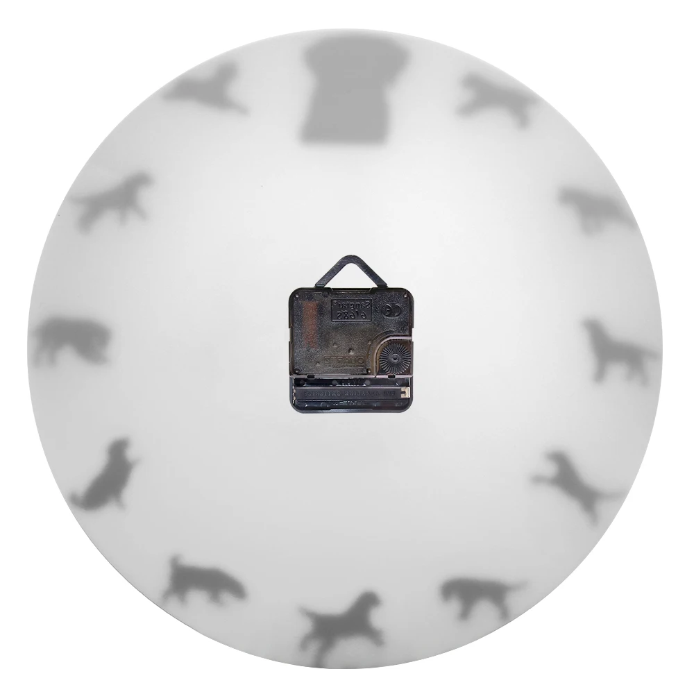 1 шт. Newfoundland спаниель силуэт настенные часы животные индивидуальные Современный