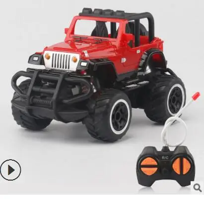 Children's large remote control car Jeep off-road climbing truck boy toy electric four-wheel drive model racing | Игрушки и хобби