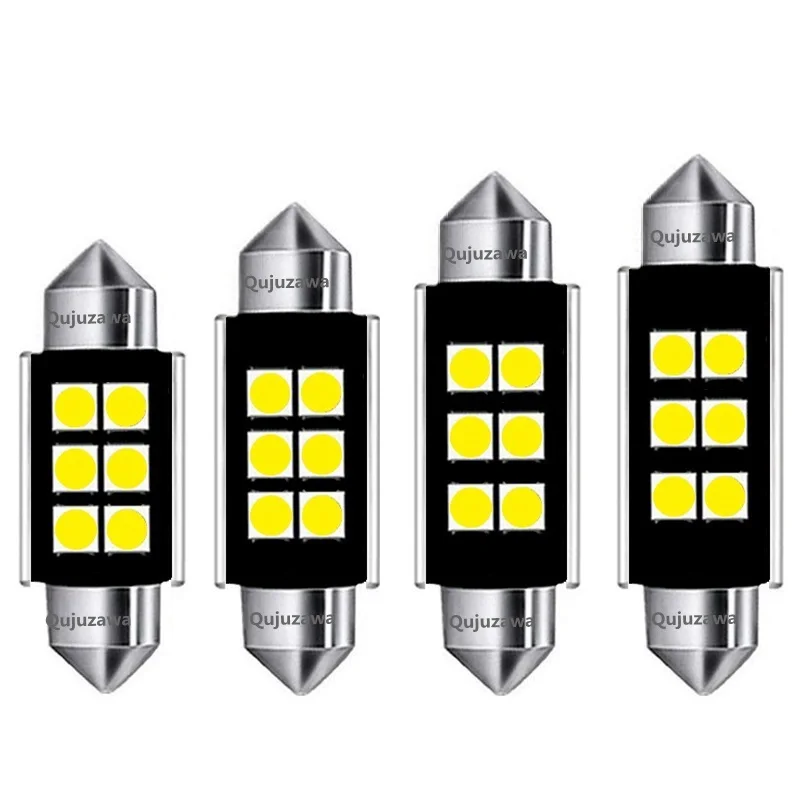 Купольный светильник 10 шт. 31 мм 36 39 41 C5W 6 SMD 3030 LED CANBUS без ошибок 12 В | Автомобили и