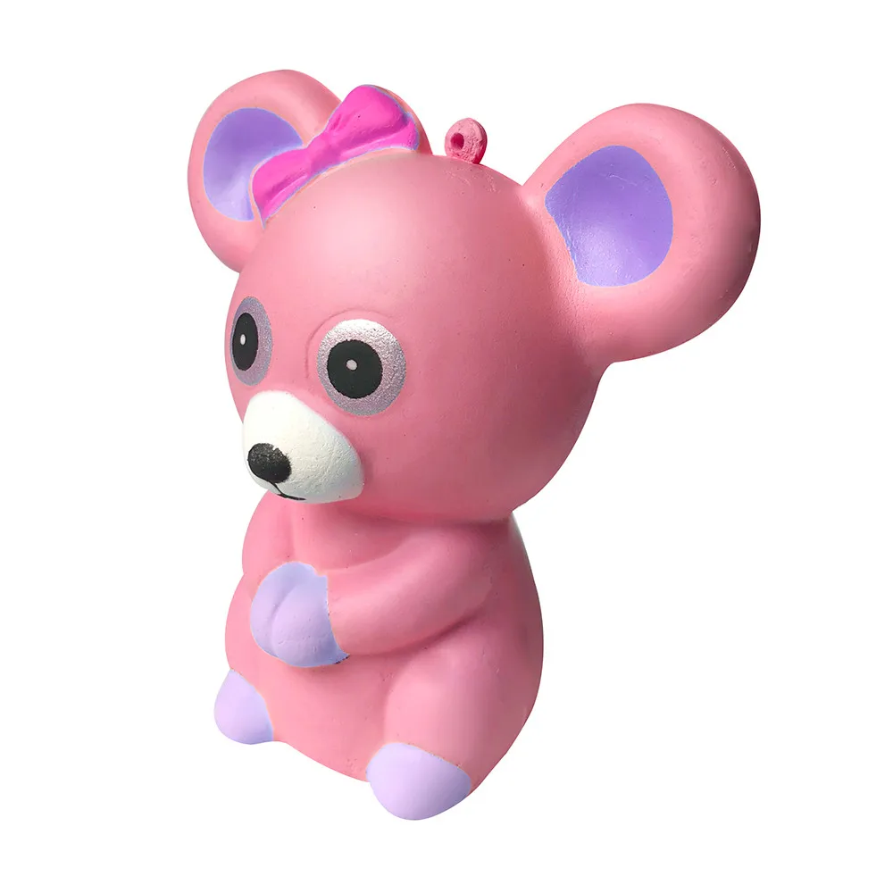 Сжимаемые очаровательные игрушки мыши медленно восстанавливающие форму крем