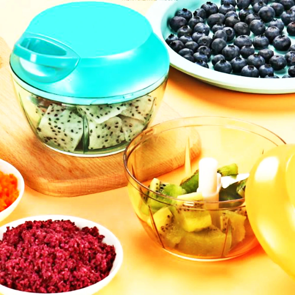 Молниеносный измельчитель для мяса овощерезка гайка ручная мясорубка и кухонный