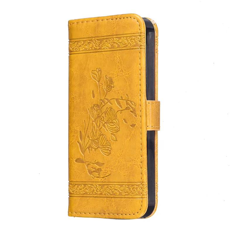 Боковой открытый + Магнитный 6 видов цветов кожаный чехол для iphone5 флип телефона