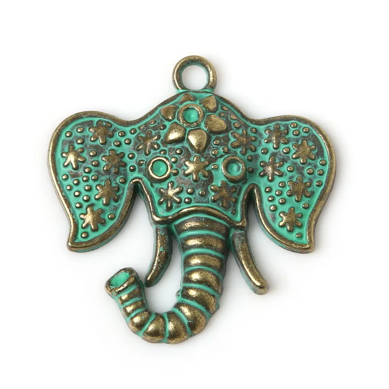 Оптовая продажа ярь Медянка патина винтажный сплав цинка животных жирафов