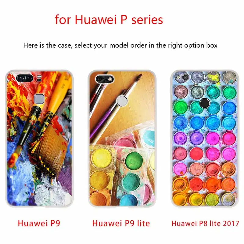 Чехол Paleta для телефона Pinterest водного цвета Huawei P40 P9 P10 P20 P30 Lite чехлы Pro P Smart 2019 мягкий