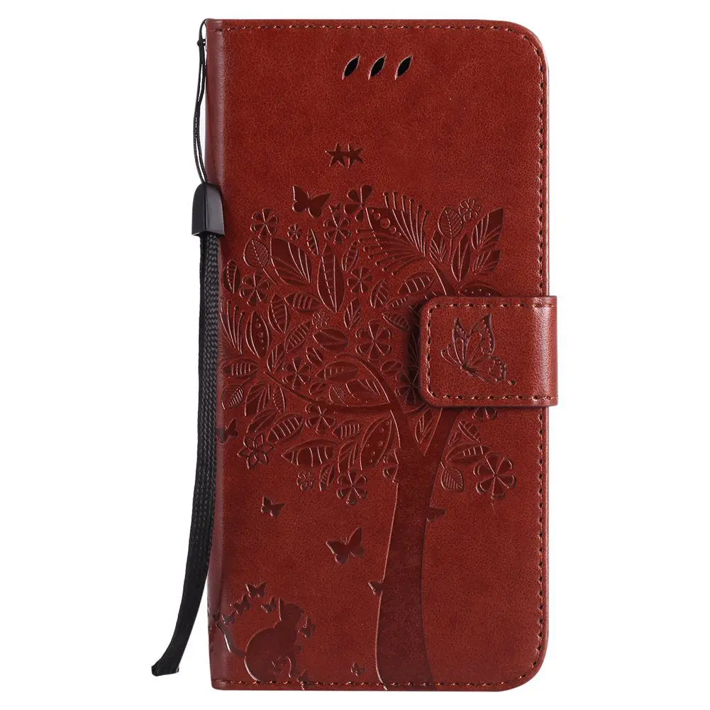 MuTouNiao красный кожаный флип чехол Обложка для huawei Коврики, 7, 8, 9, 10, 20 S Lite рro Y360 Y625 Y3 Y5 Y6 Y7 Y3II Y5II - Цвет: Coffee