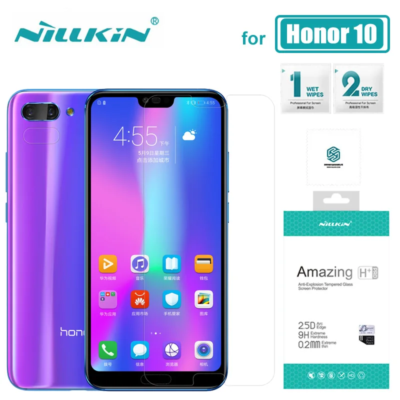 Закаленное стекло для Huawei Honor 9 Nillkin 9H Amazing H / + Pro 5 15 дюйма Защита экрана 7 8 Nilkin|tempered