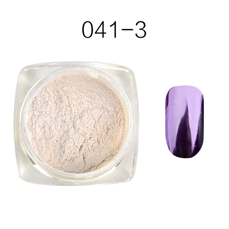 41-03 1 Box Shinning Mirror Nail Glitter powder Nail Art Tip Decoration Magic Glimmer Powder Women Nails DIY Decoration - Цвет: 41-03