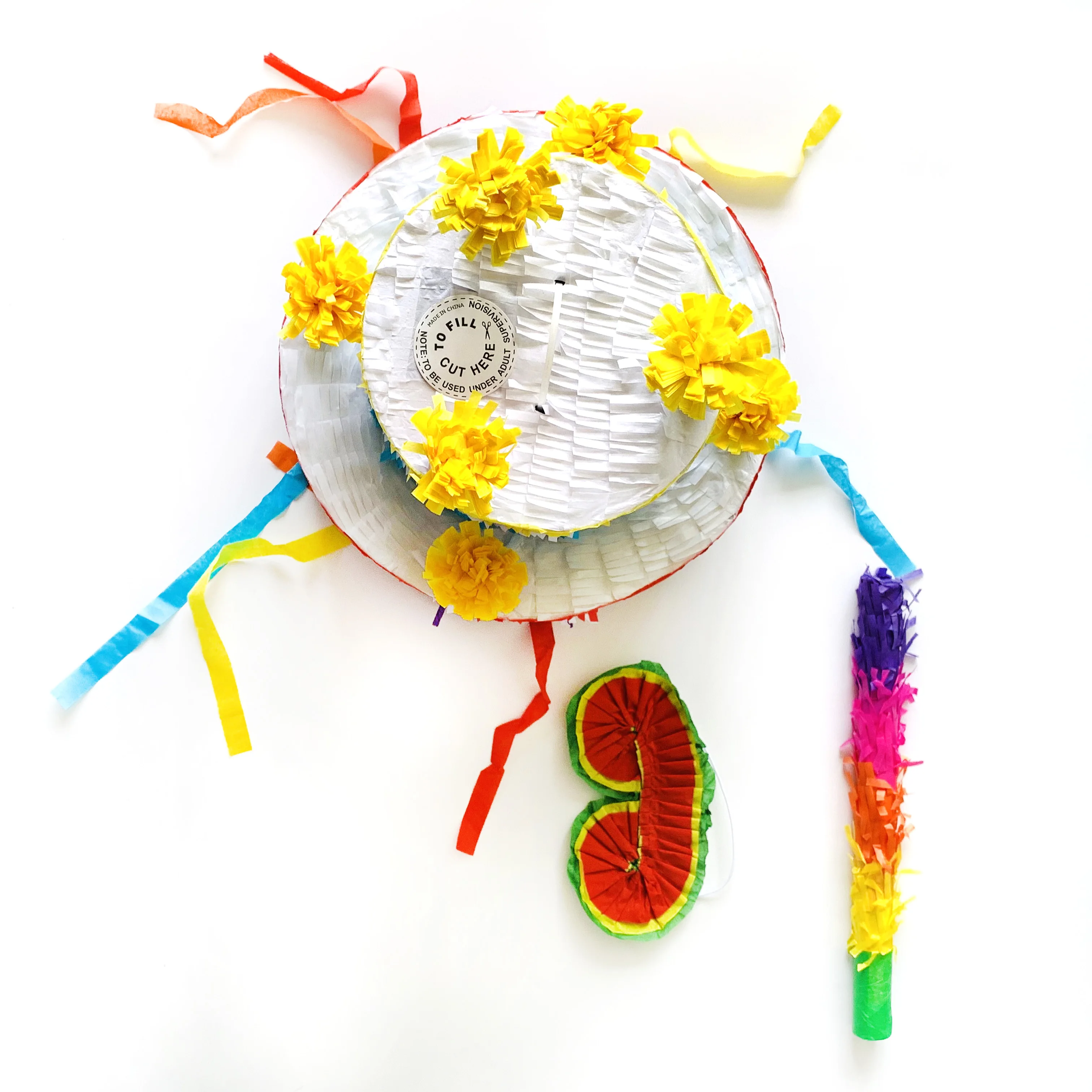 30*29 см Большой размер Pinatas-висячий торт Pinata для детей девочки день рождения Fillable
