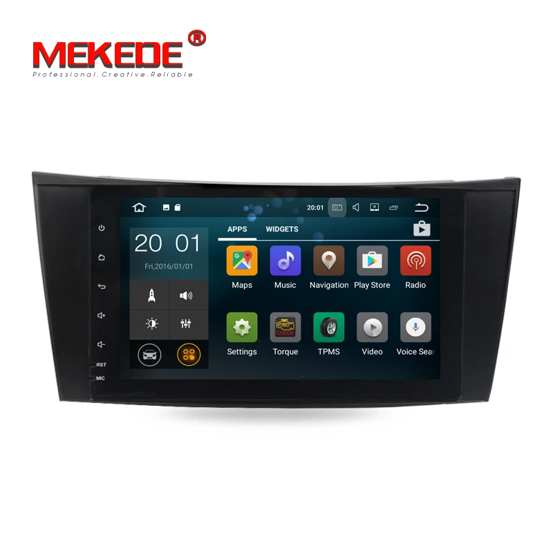 8 дюймовый Quad core Android 7 1 dvd плеер автомобиля радио для Mercedes Benz/E Class/W211 /CLK/W209/W463/W219 с gps