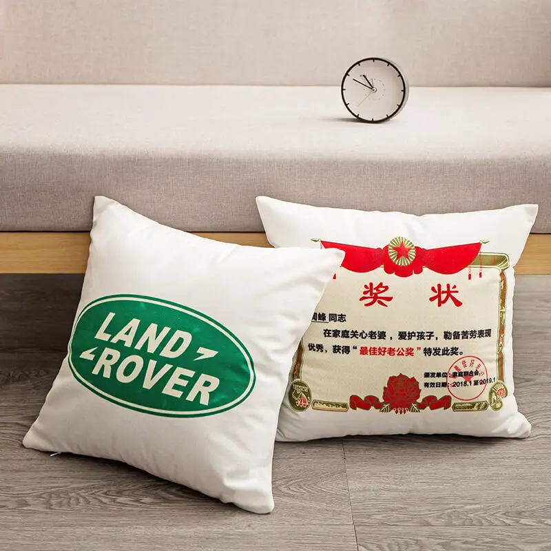 Наволочка на подушку сделай сам с принтом вашего изображения хлопковое и льняное