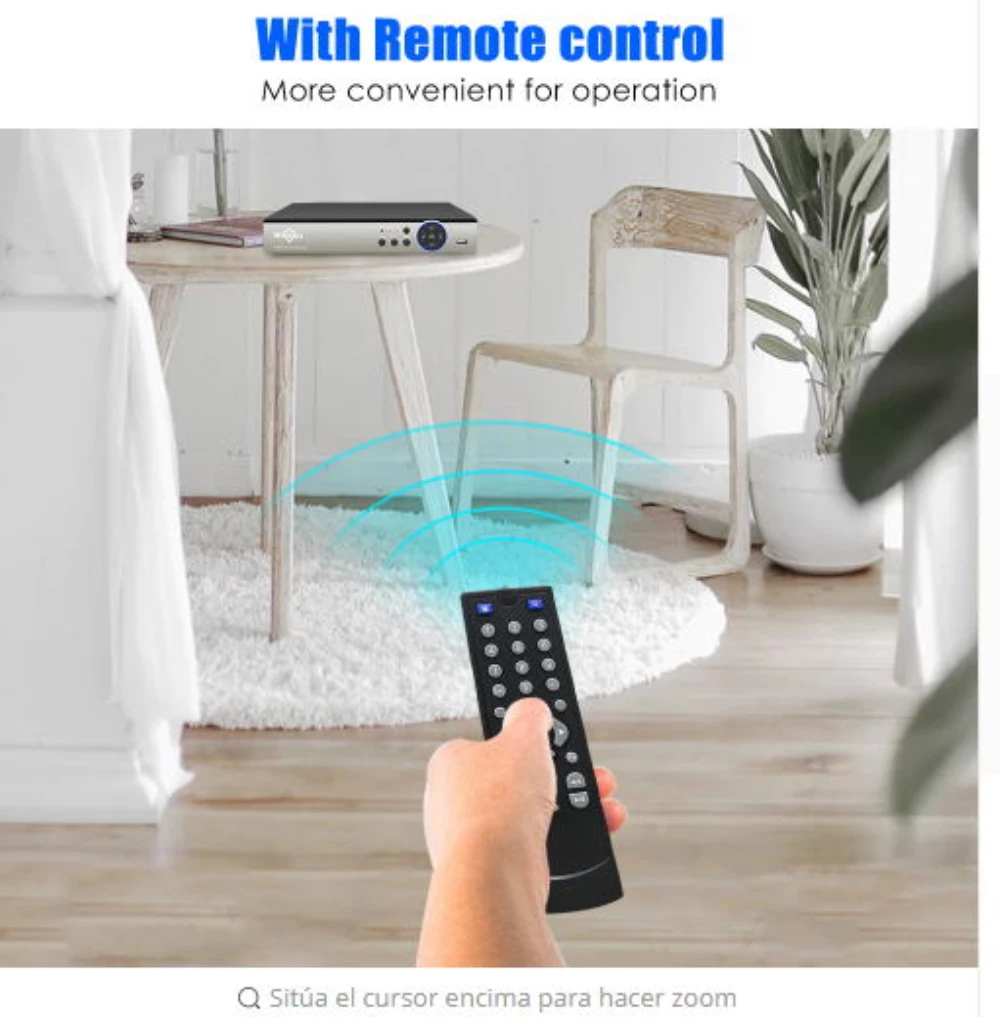 Hiseeu 4CH 960P 8CH 1080P 5 в 1 DVR видеорегистратор для AHD аналоговая камера IP камера P2P Cctv система DVR H.264 VGA HDMI