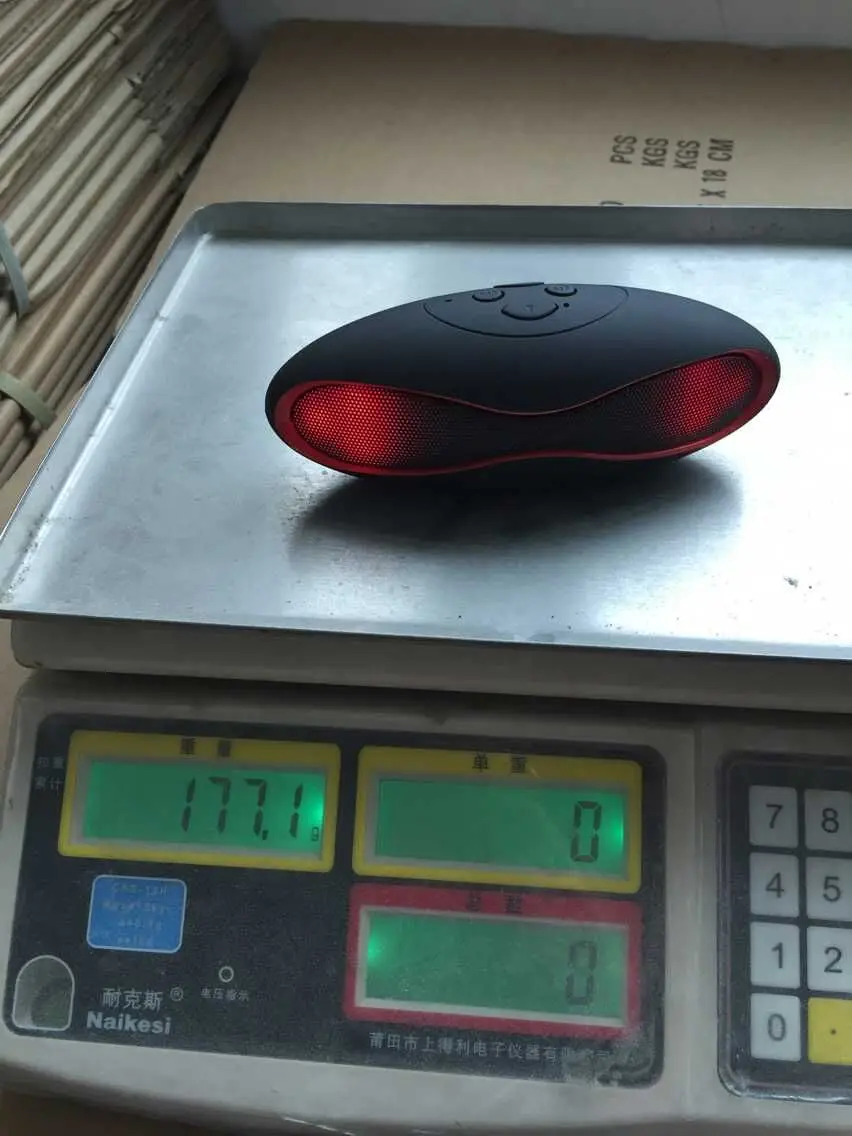 Малый Rubby Динамик Беспроводной bluetooth светодиодный дисплей компьютер мобильный