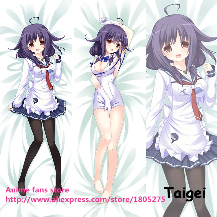 

Lovely Japanese Anime Pillowcase Kantai Collection Taigei Sexy Pillow Case decorative Hugging Body Bedding