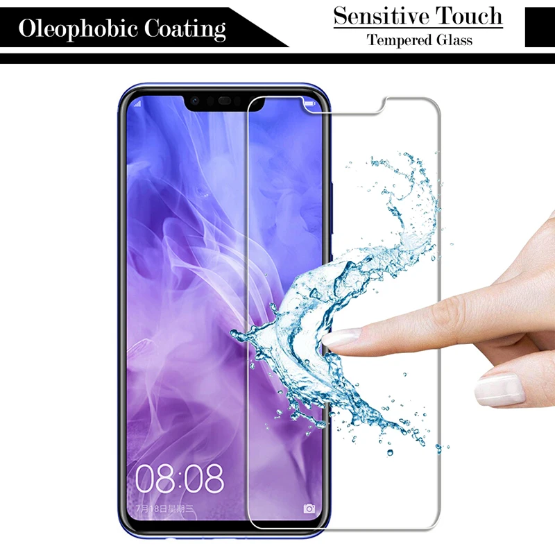 10 шт. 2.5D Закаленное Стекло 9H защита для huawei Y9 Y7 Pro Prime P Smart Plus Enjoy 9 9E 9S Защитная пленка для экрана с коробкой