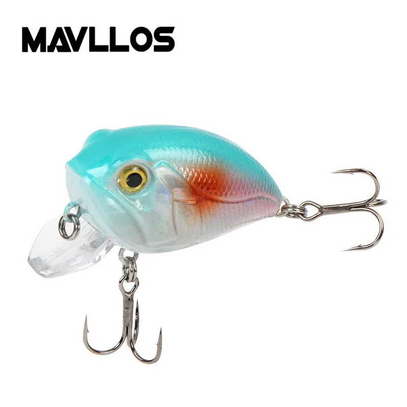 Mavllos плавающий дайвинг с неглубоким погружением Crankbait рыболовная приманка 40 мм 8 г