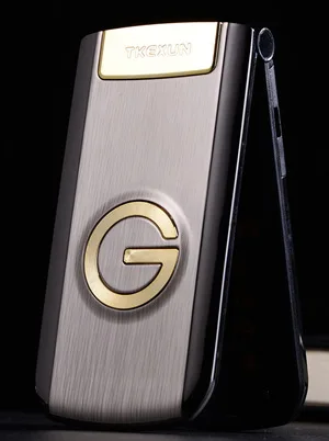 TKEXUN G9000 флип сенсорный экран русский keyboad Elder раскладушка сотовая связь phonesrd дешевый мобильный телефон для пожилых gsm Китай - Цвет: Silver