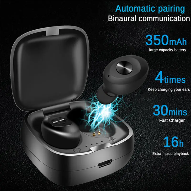 Xg12 Tws Bluetooth 5 0 наушники стерео беспроводные Hifi Звук спортивные Handsfree игровая