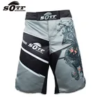 Шорты MMA боксерские спортивные для фитнеса, свободные дышащие штаны большого размера для тайского кулака, бега, драки, дешевые mma шорты