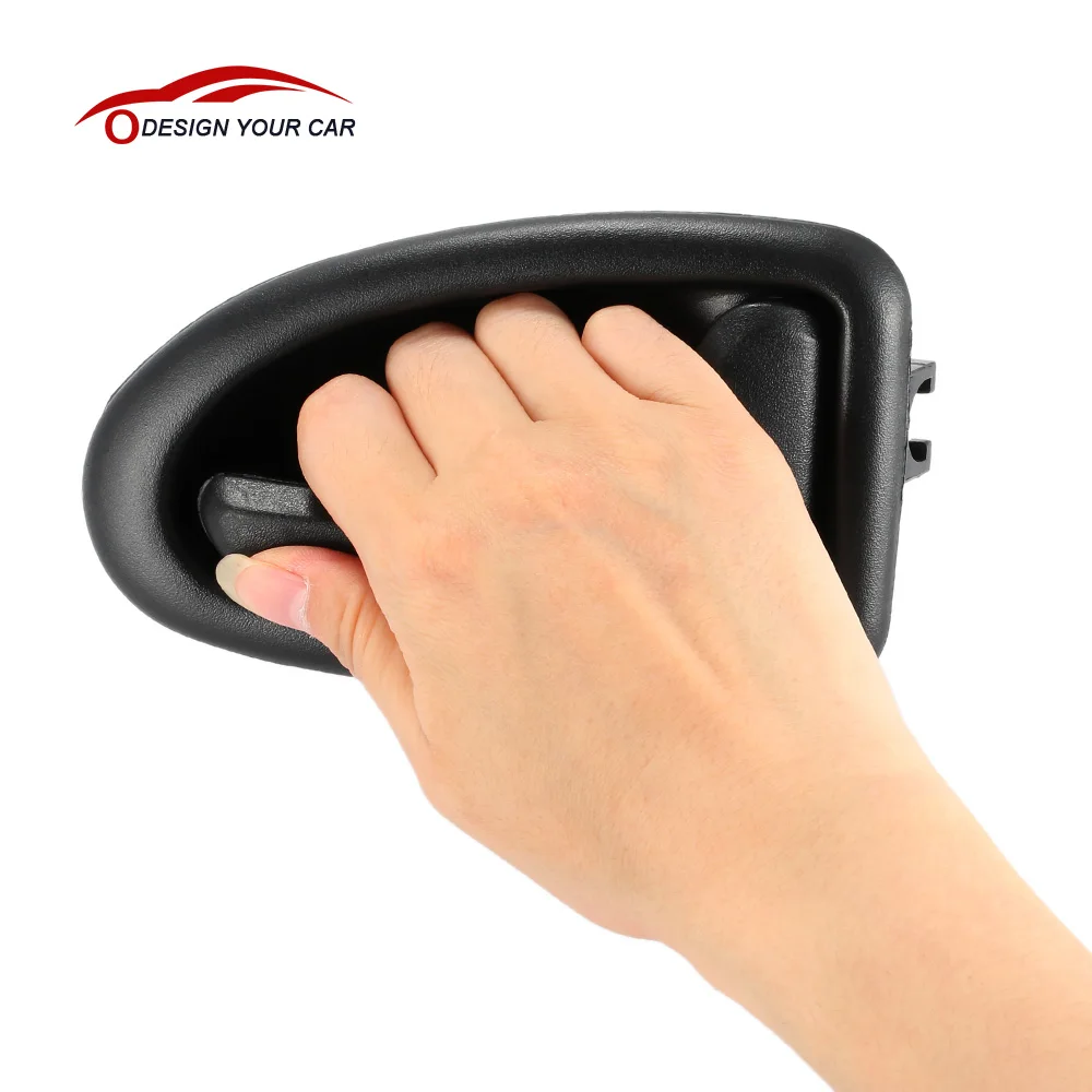 Ручка для межкомнатной двери автомобиля правая черная из АБС пластика