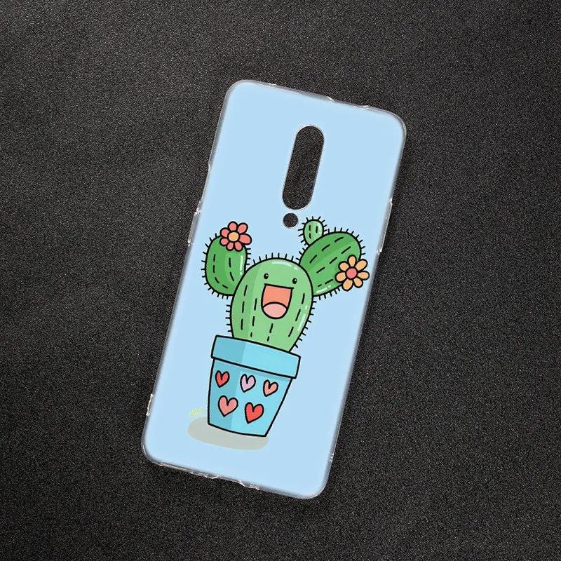 Лидер продаж кактус листья растения мягкий силиконовый модный прозрачный чехол