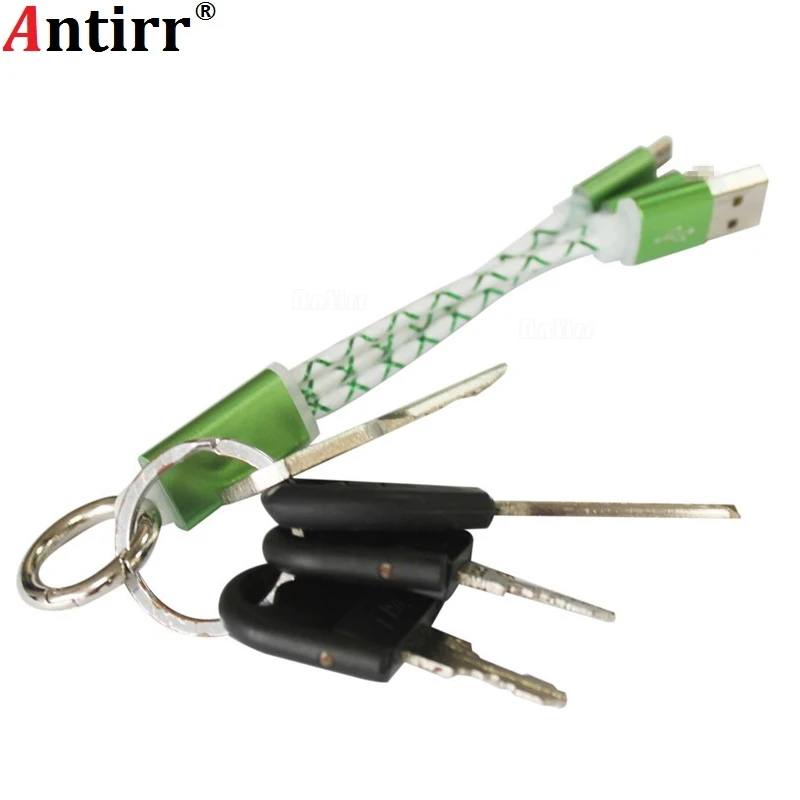 Универсальный портативный usb кабель 2 в 1 для передачи данных и зарядки брелок Samsung