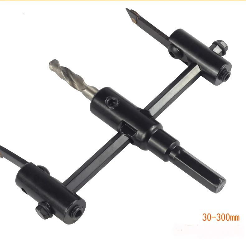 Фото 30mm-300mm Drill Bit Adjustable Carpentry Handwork Hole Opener Drilling Guide Locator Door Cabinets DIY Tool for Woodworking Инструменты 30mm-300mm Drill Bit Adjustable Carpentry Handwork Hole Opener Drilling Guide Locator Door Cabinets DIY Tool for Woodworking Инструменты
