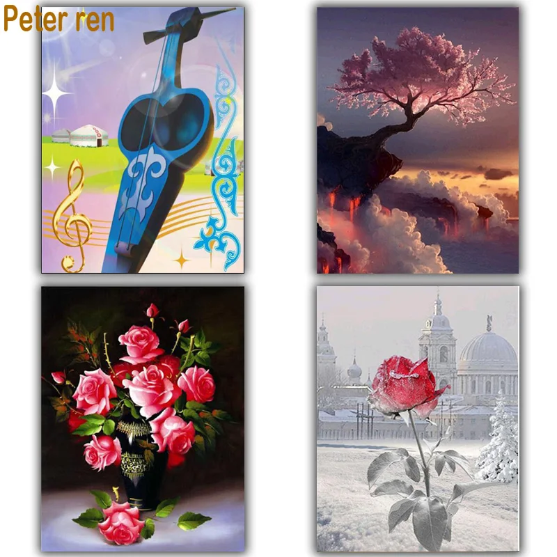 Питер Рен Алмазная Картина Вышивка крестом сделай сам 5d круглый и Квадратный