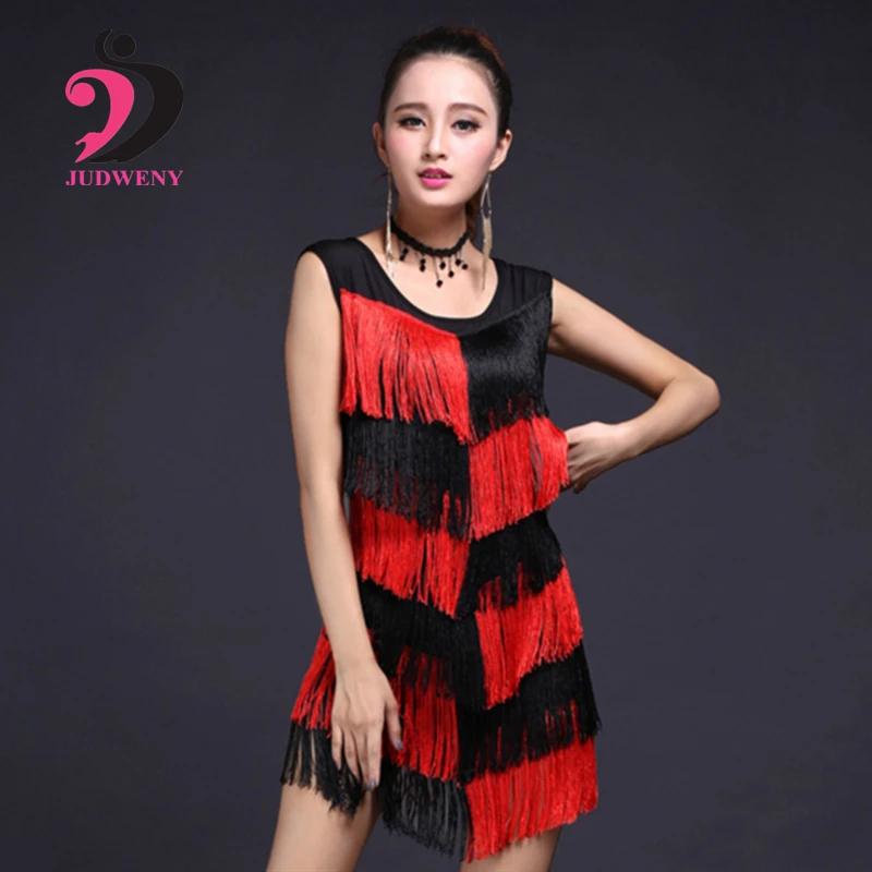 Привлекательные платья для латино-американских танцев юбка женщин платье с