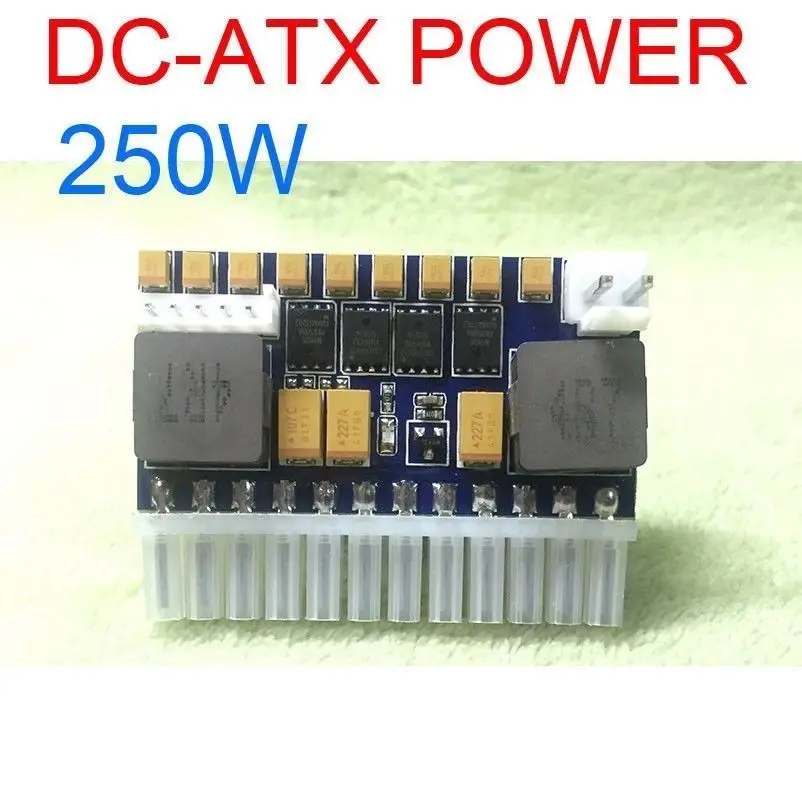 250 Вт DC ATX плата питания 12 В Pico переключатель PSU Car Auto 24pin ITX модуль Новый|Запасные