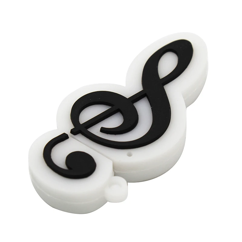 white TEXT ME cartoon 64GB Милый музыкальный инструмент гитара скрипка Примечание USB флеш-накопитель 4GB 8GB 16GB 32GB Флешка USB 2,0 Usb флешка - Цвет: white