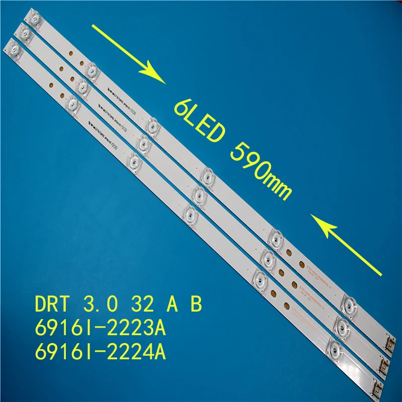 Светодиодная лента для подсветки LG 32LB561V UOT A B 32 дюйма DRT 590 6916l 2223A 2224A 3 шт. * 6