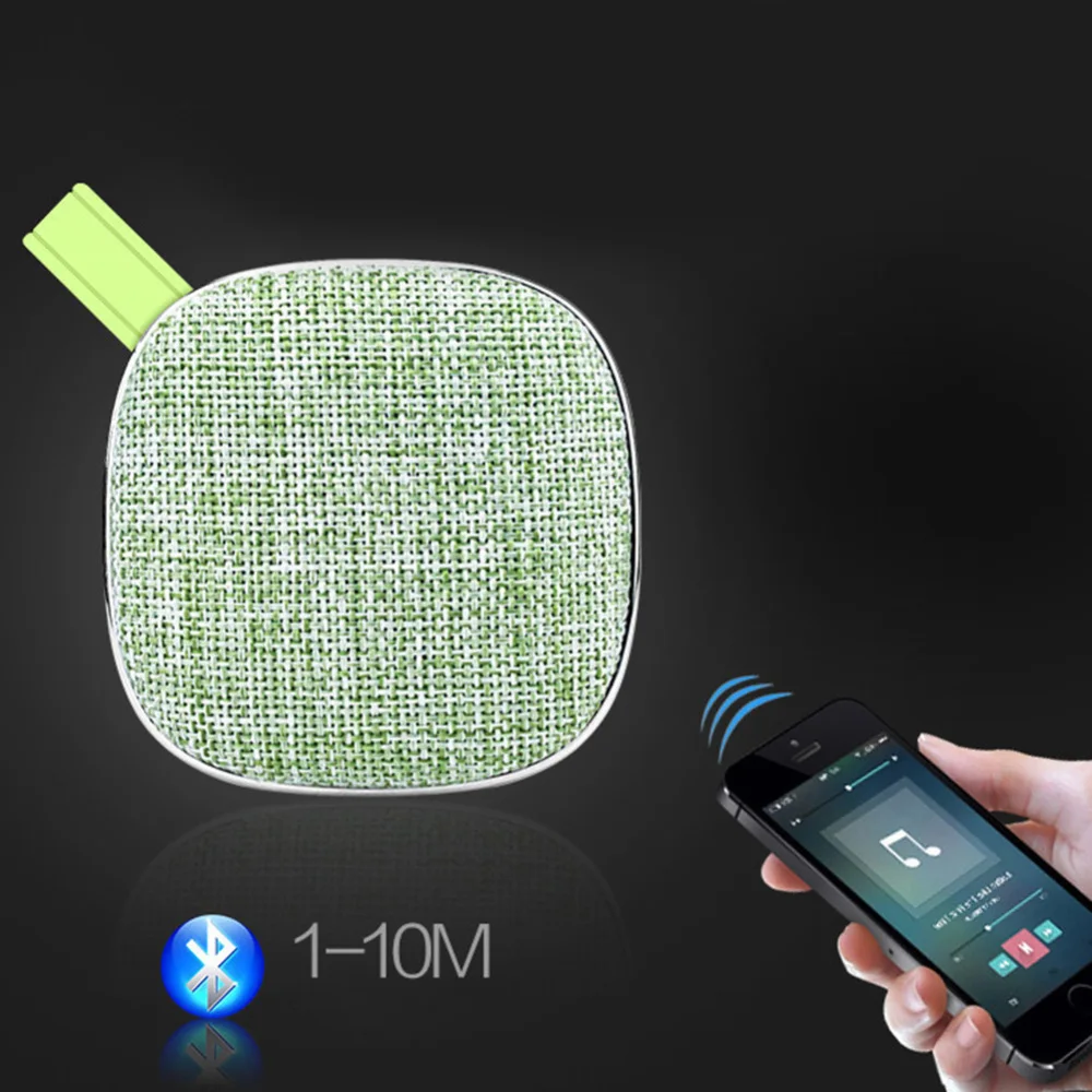 Пластик + силиконовый супер мини Беспроводной Bluetooth Динамик Портативный