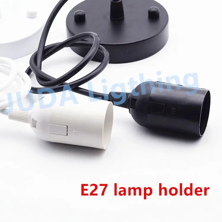 Подвесной светильник основание лампы потолочный розовый навес с кабелем набор