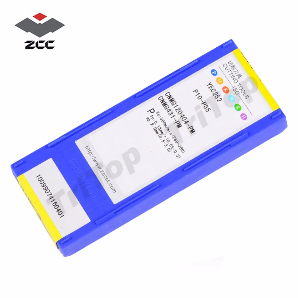 

CNMG120404-PM YBC252 HIGH PERFORMANCE TURNING INSERTS CUTTING TOOL CNMG 120404 PM CNMG431 semi finishing for steel