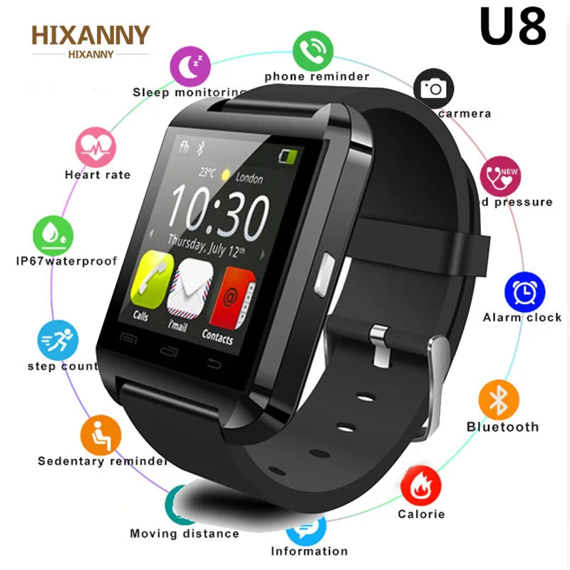 Умные часы DZ09 Smartwatch для мужчин с цифровым экраном для мобильных телефонов Apple iPhone Samsung Android с поддержкой Bluetooth, SIM-карты, TF-карты и камерой Reloj on.