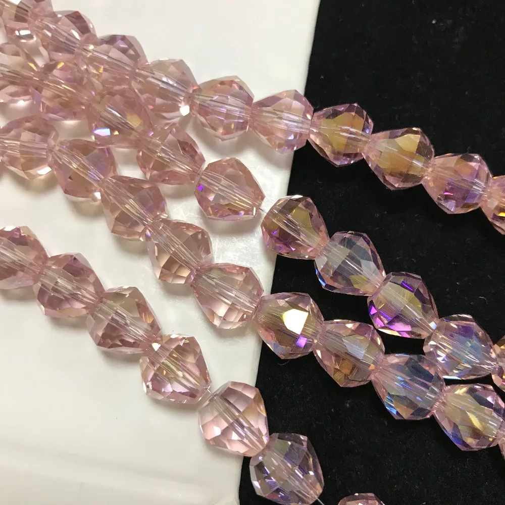 50 шт. 10 мм Висячие бусины из австрийского хрусталя очаровательные разделители