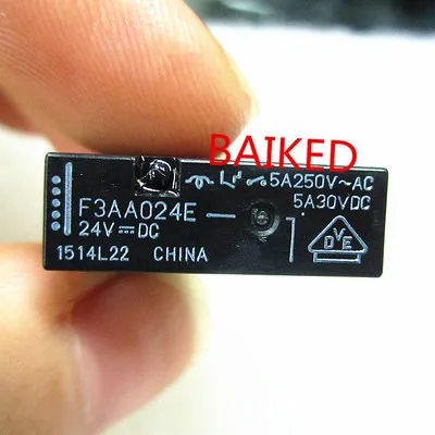 10 шт. F3AA024E 24 v/3A/4 pieds FTR-F3AA024EHA