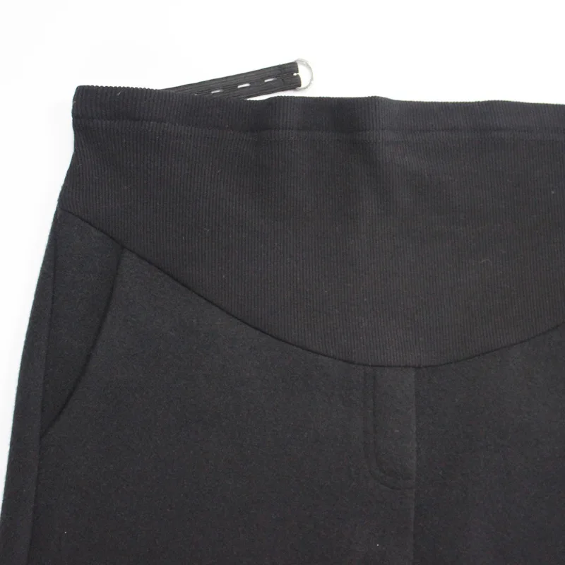 2018 Весна Новое прибытие женщин Мумия беременных черные свободные широкие штаны