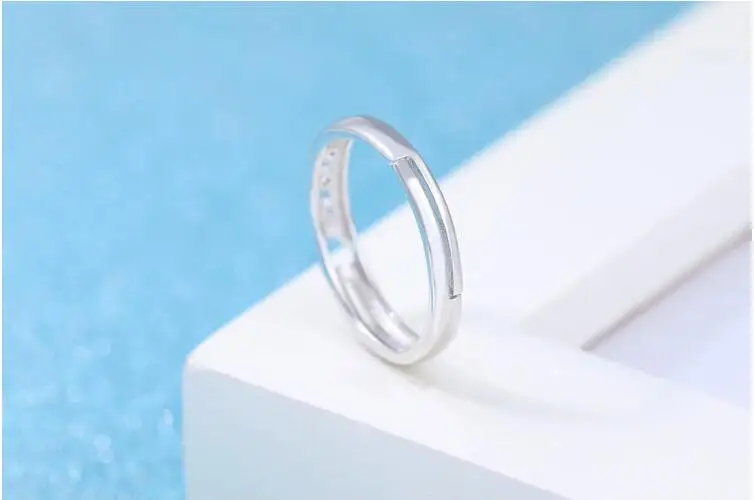 2 шт./компл. RUOYE модное Открытое кольцо для пары с большим камнем в форме капли