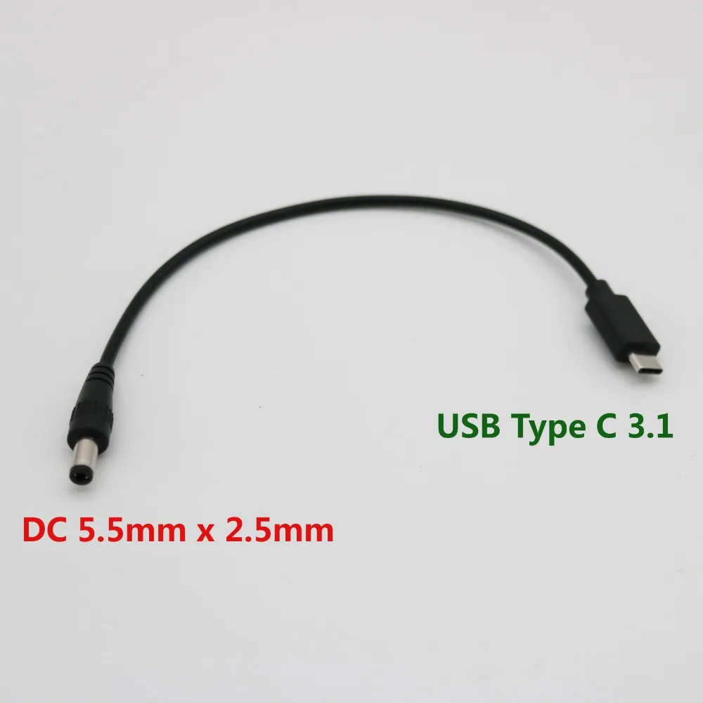 1 шт. USB 3 типа C внешняя вилка на постоянный ток 5 мм x 2 внешний разъем питания