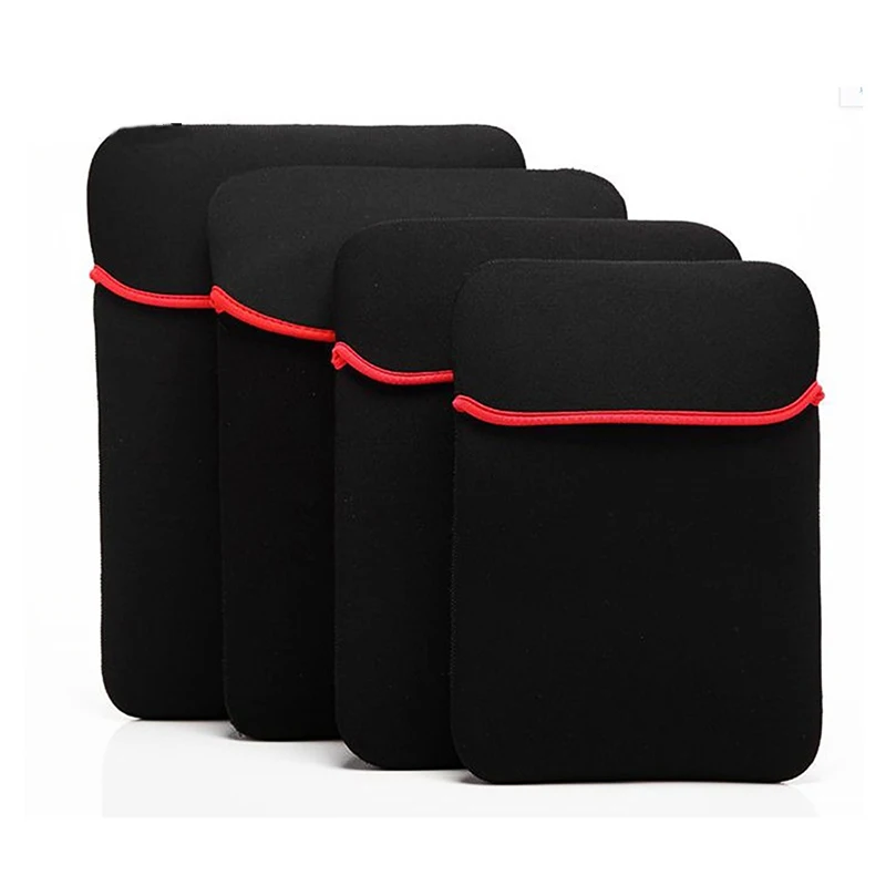 

Universal Black Pouch Sleeve Soft Laptop Bag Case for Android Tablet PC 7" 8" 9" 9.7" 10" 12" 13" 14" 15" inch Mouse Pad Style